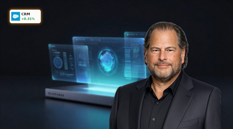 Salesforce AI Strategy visualized as premium Agentforce platform with data cloud and autonomous AI agents