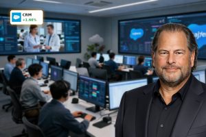 U.S. federal operations center using AI workflows, illustrating Salesforce Agentic Strategy in government cloud