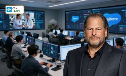 U.S. federal operations center using AI workflows, illustrating Salesforce Agentic Strategy in government cloud