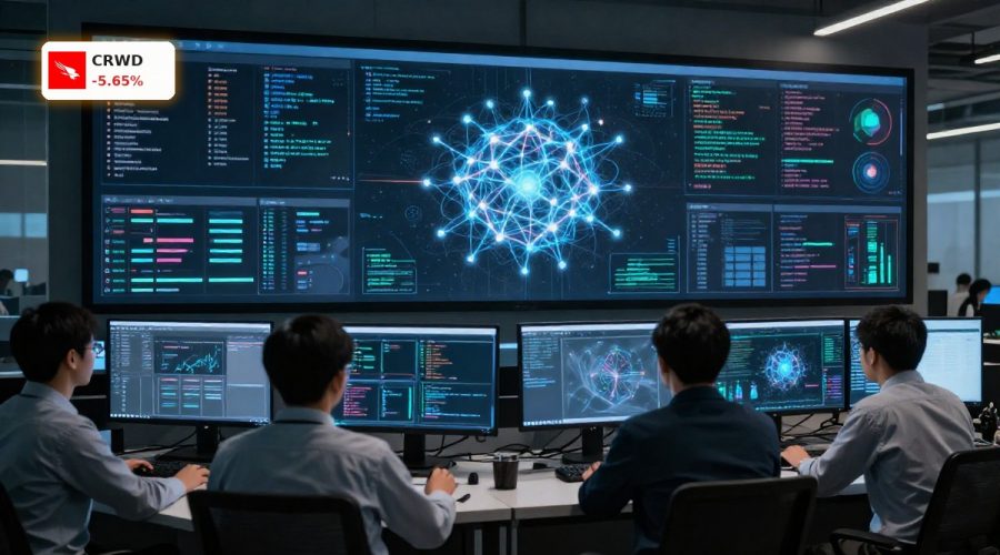 Security analysts monitor AI-driven cyber threats in SOC amid rising CrowdStrike AI Risk concerns