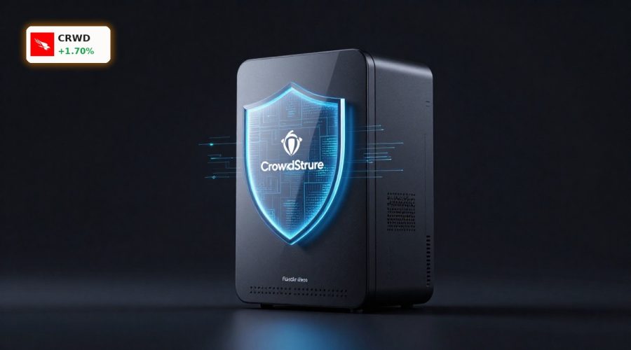 CrowdStrike Earnings spotlighted with Falcon AI cybersecurity platform and digital protection theme