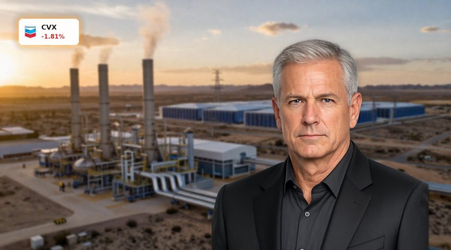 Chevron Energy Project gas power plant feeding AI data centers in West Texas