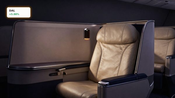 Delta Air Lines Demand highlighted by premium business class cabin with lie-flat seats and upscale travel details