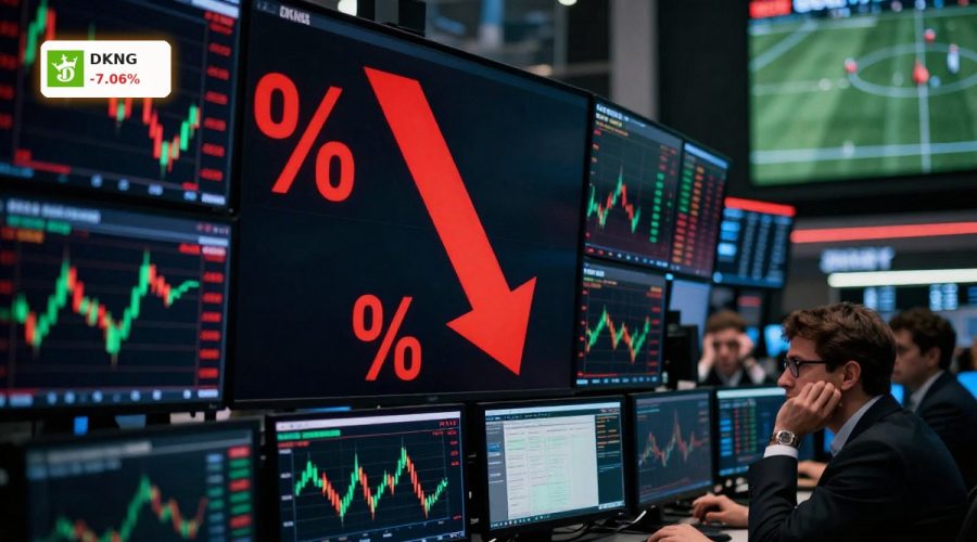 DraftKings Forecast under pressure as DKNG stock plunges on new US sports betting regulation fears