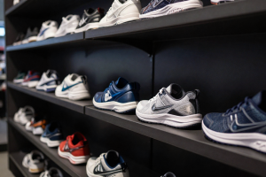 Premium athletic footwear and apparel display symbolizing Dick's Sporting Goods Earnings and retail growth strategy