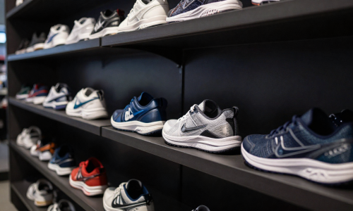 Premium athletic footwear and apparel display symbolizing Dick's Sporting Goods Earnings and retail growth strategy