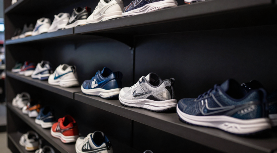 Premium athletic footwear and apparel display symbolizing Dick's Sporting Goods Earnings and retail growth strategy