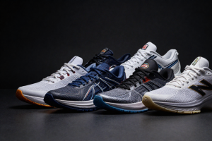 High-end athletic footwear display symbolizing Dick's Sporting Goods Acquisition of Foot Locker