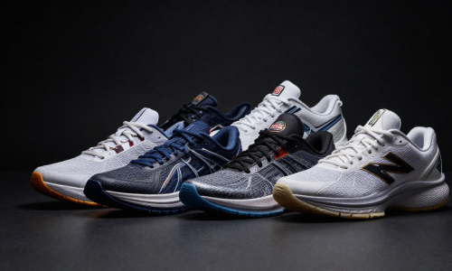 High-end athletic footwear display symbolizing Dick's Sporting Goods Acquisition of Foot Locker