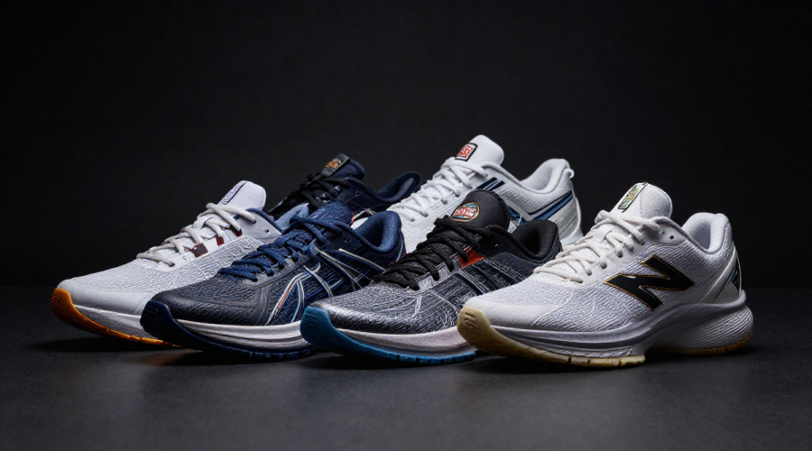 High-end athletic footwear display symbolizing Dick's Sporting Goods Acquisition of Foot Locker