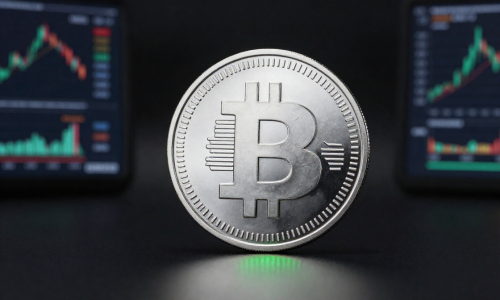 Dogecoin Rally represented by a premium Dogecoin coin glowing against a dark trading background