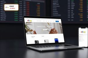 eBay Acquisition tension visualized with eBay marketplace on trading desk screens