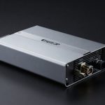 Enphase Energy Microinverter IQ9S-3P commercial unit in premium product shot on dark background