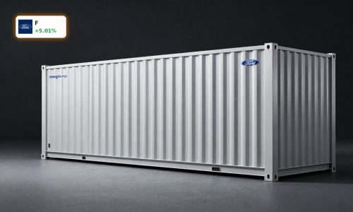 Ford Energy Strategy battery storage container for AI infrastructure and grid-scale power projects
