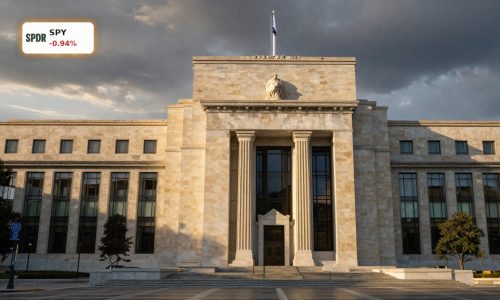 Federal Reserve Rate Path uncertainty highlighted by Washington D.C. Fed headquarters amid Iran oil shock