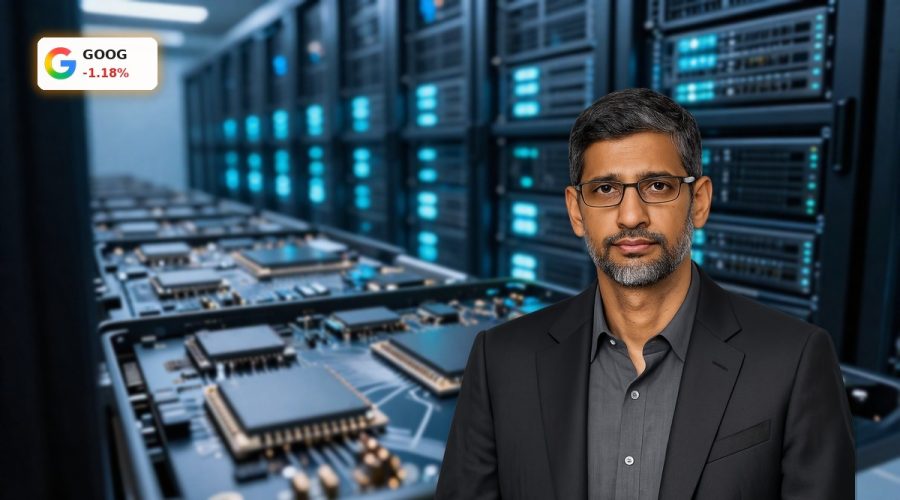 Alphabet AI Chips in advanced cloud data center racks challenging Nvidia dominance