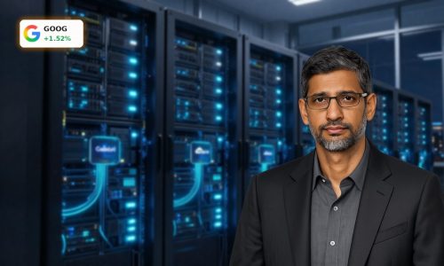 Google Cloud AI Strategy powering Gemini agents and TPUs in a modern data center