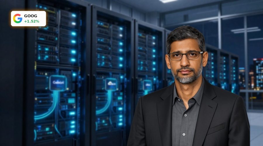 Google Cloud AI Strategy powering Gemini agents and TPUs in a modern data center