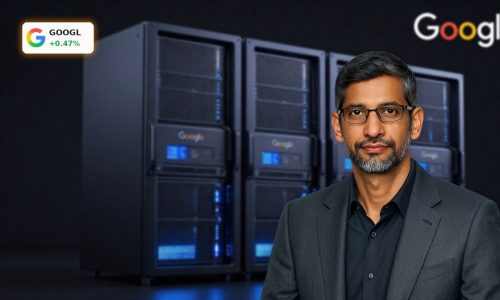 High-end Google data center hardware highlighting Alphabet AI Strategy and hyperscale compute buildout