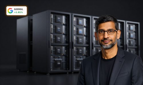 Google Cloud TPUs and servers symbolizing the Alphabet Anthropic Deal and $200B AI surge