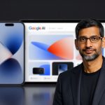 Google AI Search concept on premium mobile devices, highlighting Gemini, shopping, and TPU ecosystem