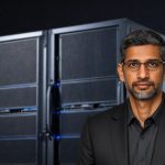 Alphabet Equity Raise concept with AI server hardware and data center infrastructure tied to GOOGL funding expansion