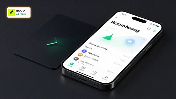 Robinhood Layoffs spotlight Robinhood trading app on smartphone amid cost cuts and platform growth