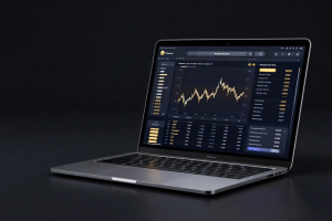 Hyperliquid Record trading platform on premium device symbolizing HYPE fees, buybacks, and ETF momentum