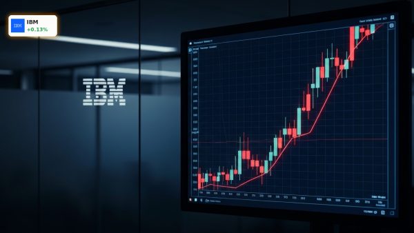 IBM Profit Warning triggers a dramatic stock chart crash