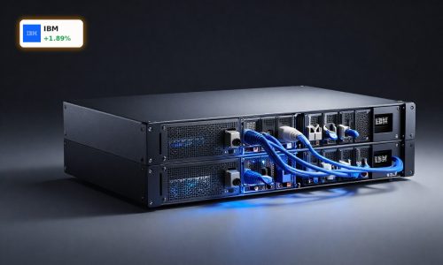 High-end data streaming servers symbolizing IBM Confluent Acquisition powering AI and hybrid cloud