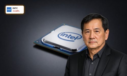 Intel PC Chips staged in dramatic product photo as AI PC competition intensifies