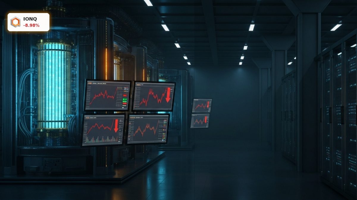 IonQ Plunge: Quantum Stock Drops 9% as Market Risk Off Accelerates
