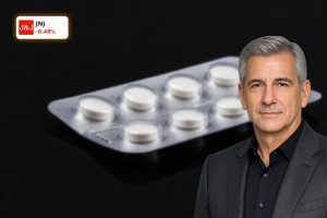 Johnson & Johnson FDA approval ICOTYDE oral IL‑23R psoriasis pill in premium product close-up