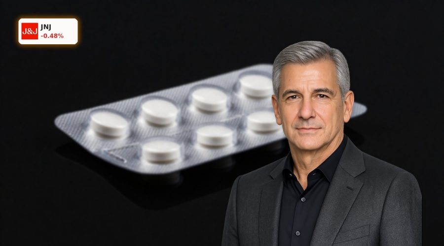 Johnson & Johnson FDA approval ICOTYDE oral IL‑23R psoriasis pill in premium product close-up