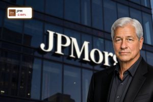 JPMorgan headquarters at dusk symbolizing rising JPMorgan Private Credit Risk concerns