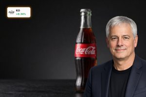 Coca-Cola Dividend symbolized by premium Coke bottle and can highlighting income stability
