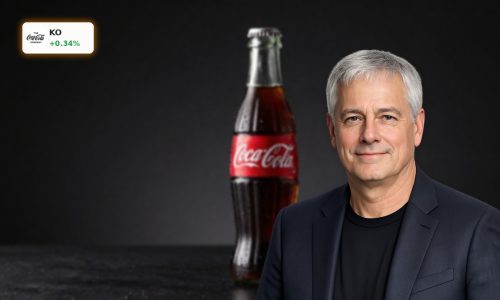 Coca-Cola Dividend symbolized by premium Coke bottle and can highlighting income stability