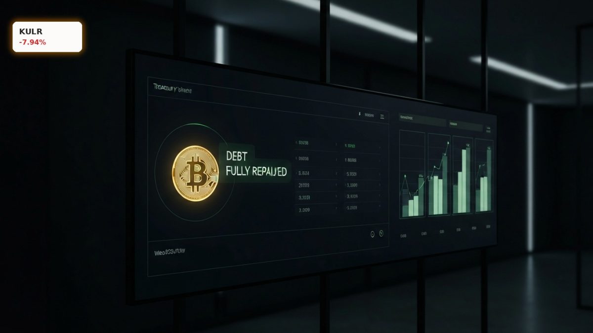 KULR Bitcoin Sale Sparks -7.9% Stock Drop Despite Debt Payoff