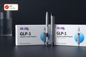 Eli Lilly LillyDirect GLP-1 medication pens and packaging representing expanded digital obesity care access