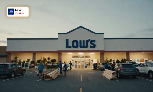 Home improvement store at dusk reflecting Lowe's Earnings and housing demand