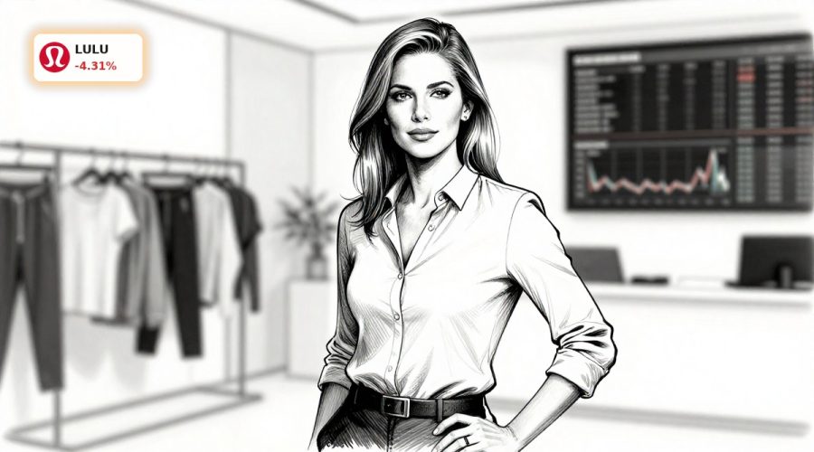 Lululemon CEO Heidi O’Neill in an editorial portrait amid stock volatility