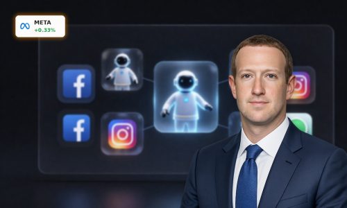 Meta Platforms Moldbook Acquisition visualized with premium AI agent interface spanning social and messaging apps