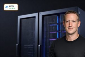 High-end data center servers symbolizing Meta AI Infrastructure expansion