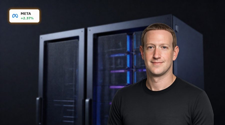 High-end data center servers symbolizing Meta AI Infrastructure expansion