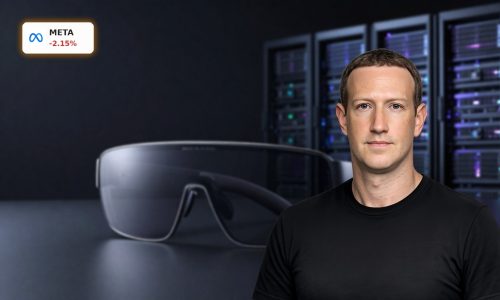Meta Platforms AI Strategy with smart glasses and AI servers symbolizing $100B+ capex bet