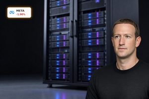 High-end data center rack symbolizing Meta Platforms AI infrastructure expansion