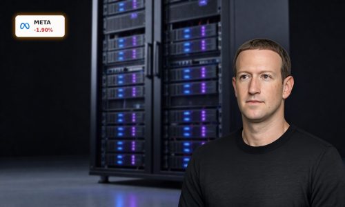 High-end data center rack symbolizing Meta Platforms AI infrastructure expansion