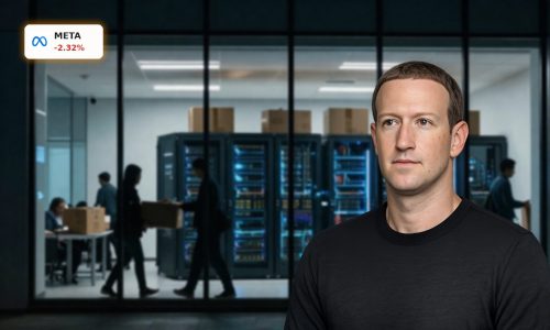 Meta Platforms Layoffs as staff exit offices while AI data center glows, stock falls on AI pivot concerns