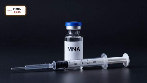 Moderna Forecast focus on mRNA vaccine vial and syringe amid biotech valuation concerns