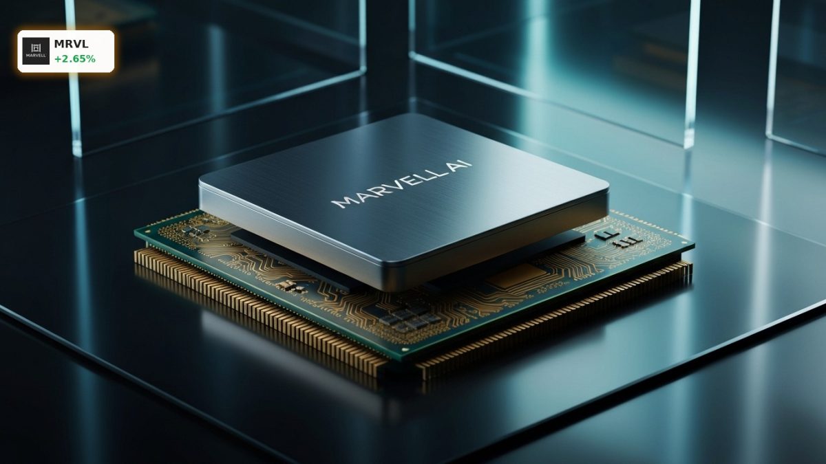 Marvell AI Processors Drive Stock +2.7% as Custom Silicon Surges